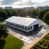 Tente d'événement professionnelle en alliage d'aluminium pour l'extérieur, avec structure en PVC, pour festivals, expositions, mariages, fêtes, résistante au vent, toutes saisons