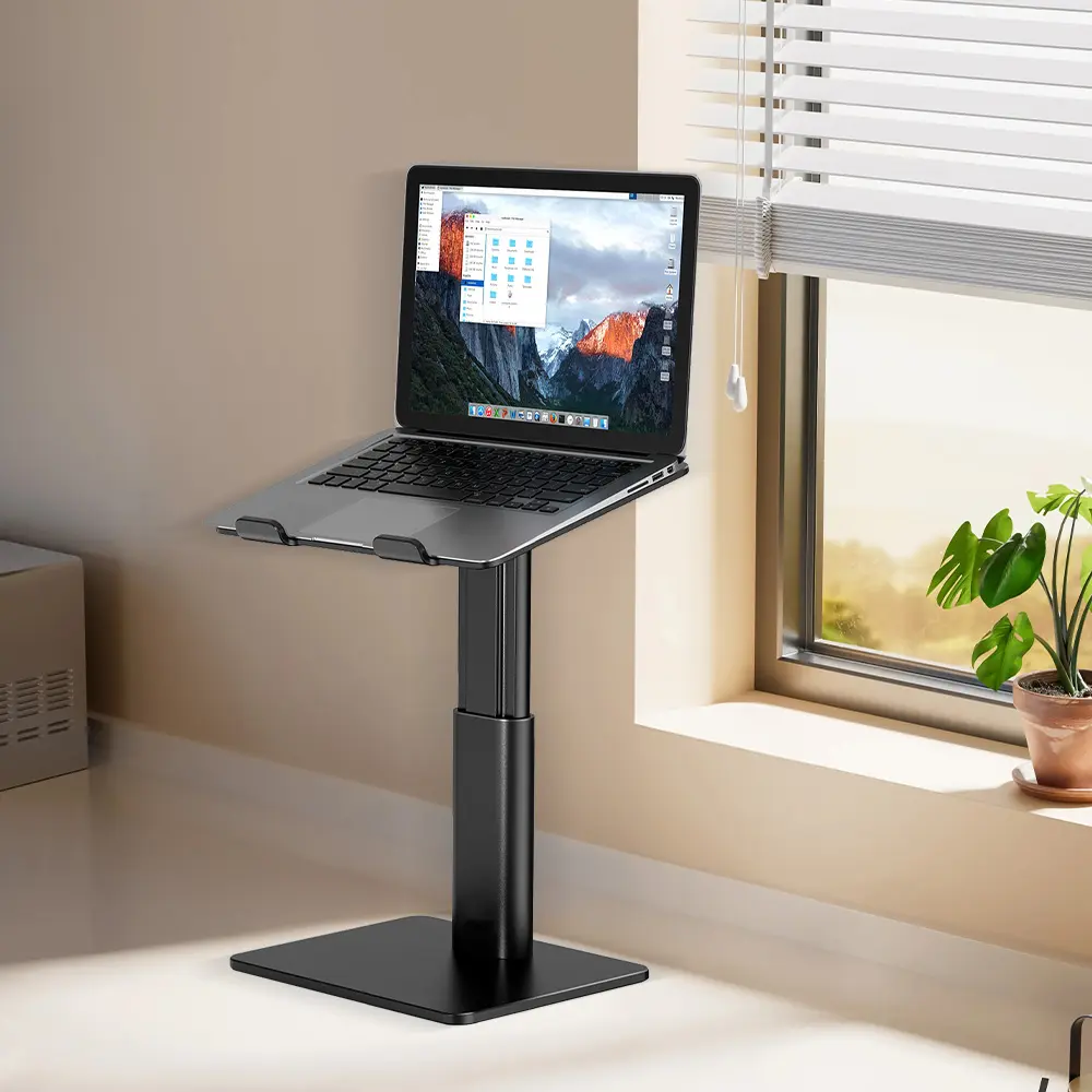 लैपटॉप स्टैंड, ऊंचाई समायोज्य लैपटॉप स्टैंड, एल्यूमिनियम लैपटॉप स्टैंड, 10-17" लैपटॉप टैबलेट स्टैंड के लिए
