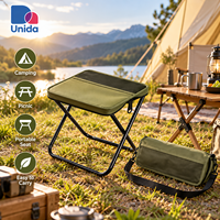 Tabouret pliant léger pour l'extérieur, équipement de camping portable, chaise simple à bandoulière, tabouret compact à main