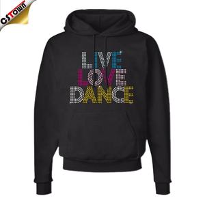 कम मात्रा क्रम लाइव प्रेम नृत्य राइनस्टोन ट्रांसफर ग्लिटर ट्रांसफर - Product Image 3