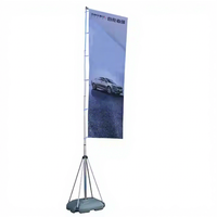 Drapeaux plume personnalisés en gros, forme goutte d'eau, pour événements extérieurs, salons professionnels, expositions, publicité