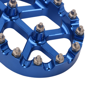 JFG 2021 CHAUDE Offre Spéciale produits PW50 80 Y-ZINGER TW200 MOTO Billette <span class=keywords><strong>MX</strong></span> LARGE Repose-pieds Pédales Reste Repose-pieds bleu Pour Yamaha - Product Image 5