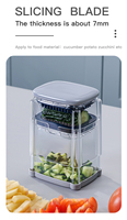 Multifunctionele Handmatige Keuken Frietjes Chips Cutter Snijmachine Chopper Groentegereedschapssnijder Fruitsalade Snijder