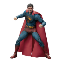 Fondjoy DC Battle Damage New Superman Figurine d'action à l'échelle 1/9 19 cm/7,6 pouces Modèle original authentique Jouet de collection Cadeau