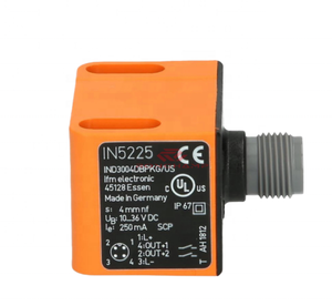 Capteur IFM IN5225, détecteur de proximité inductif 4mm 10-30VDC double PNP NO IP67, original allemand, neuf en stock, détection industrielle - Product Image 2