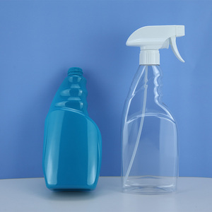 Envase <span class=keywords><strong>para</strong></span> Soluciones de Limpieza del Hogar, Botella de Spray de Plástico PET Transparente Ecológica de 400ml 500ml 750ml, Botellas con Pulverizador - Product Image 3