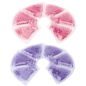 CSI Ttherapy 3-in-1 Pad per il raffreddamento del seno cuscinetto per il seno riutilizzabile con perline di Gel per terapia del seno
