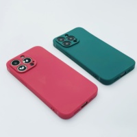 Nouvelle conception de coque de téléphone de luxe mate pour iPhone 14 13 12 11 Pro Max Xs Max, coque de téléphone en silicone souple TPU personnalisée