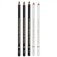 स्केच प्रकाश डाला पेंसिल कलम लकड़ी का कोयला सफेद स्केच पेंसिल चित्रकला विशेष सफेद लकड़ी का कोयला 3 छड़ी सेट