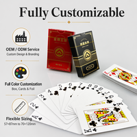 Cartes à Jouer Personnalisées de Luxe Cadeau pour |   Cartes de poker en gros OEM/ODM |   Boîte en papier de taille et couleur personnalisées, écologique |   Usage familial