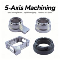 Bride de boîtier de moteur usinée CNC 5 axes sur mesure par électroérosion à fil pour boîtier, prototypage rapide 0,01 mm, aluminium, robotique, aérospatiale, OEM