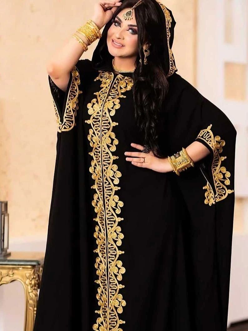 Caftan musulman Robe Abaya Robe de soirée Robe africaine élégante