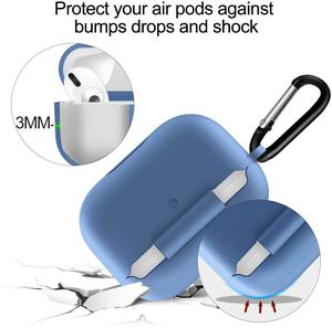 Funda Protectora de Silicona Suave para Auriculares <span class=keywords><strong>Apple</strong></span> <span class=keywords><strong>Airpods</strong></span> Pro de Tercera Generación, Protección Completa Antipérdida - Product Image 4