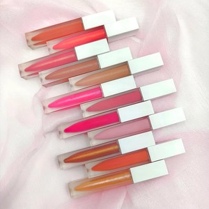 <span class=keywords><strong>2025</strong></span> mỹ phẩm mờ Son môi Trắng Nắp ống son bóng môi men không có logo bán buôn độ bóng cao dễ thương long lanh tùy chỉnh son bóng - Product Image 4