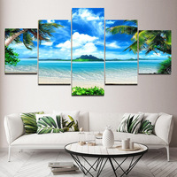 Peinture sur toile personnalisée moderne à l'aquarelle, décoration murale pour la maison, paysage, arbre, décoration murale pour salon, impression UV
