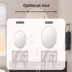 <span class=keywords><strong>Espejo</strong></span> de Maquillaje Ovalado de Pared <span class=keywords><strong>para</strong></span> Hogar, Baño, Peluquería, Barbería, Estudio, Hotel, Venta al por Mayor - Product Image 4
