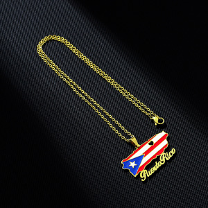 Collar con colgante <span class=keywords><strong>de</strong></span> mapa <span class=keywords><strong>de</strong></span> <span class=keywords><strong>Puerto</strong></span> <span class=keywords><strong>Rico</strong></span> chapado en <span class=keywords><strong>oro</strong></span> <span class=keywords><strong>de</strong></span> 18 quilates <span class=keywords><strong>de</strong></span> acero inoxidable <span class=keywords><strong>para</strong></span> hombres y mujeres, collar <span class=keywords><strong>de</strong></span> cadena con mapa <span class=keywords><strong>de</strong></span> bandera <span class=keywords><strong>de</strong></span> <span class=keywords><strong>Puerto</strong></span> <span class=keywords><strong>Rico</strong></span> esmaltado - Product Image 6