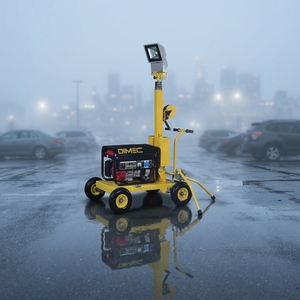 Torre de Iluminación Móvil LTG5500, <span class=keywords><strong>Generador</strong></span> <span class=keywords><strong>Honda</strong></span> de 5.0kW, Plataforma de Iluminación con Altura de Elevación de 4.5m para Construcción Comercial - Product Image 1