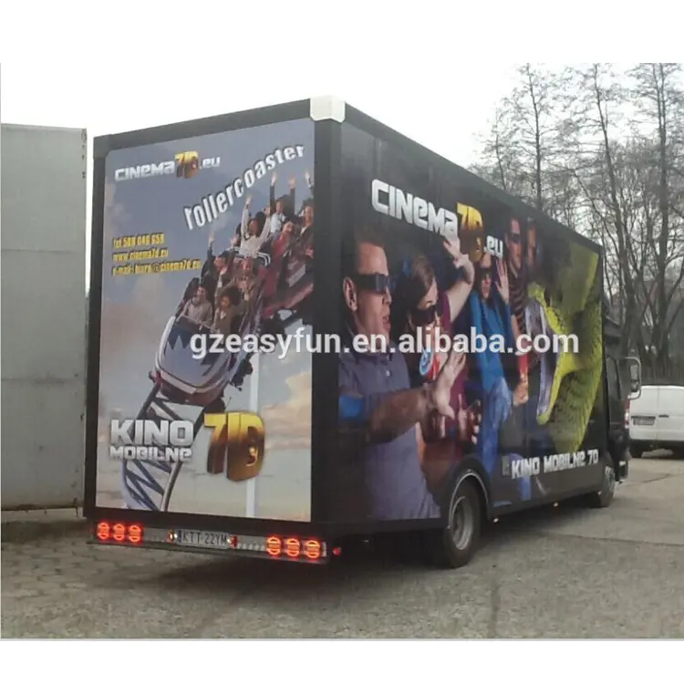 Hot Koop 5d 6d 7d 9d Cinema Simulator Vrachtwagen Mobiele 5d Cinema Voor Thema Park Met 9D Vr Films