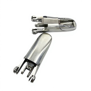 Service de composants mécaniques industriels sur mesure usinés CNC (doigts robotiques, aluminium, acier inoxydable) pour l'usinage - Product Image 2