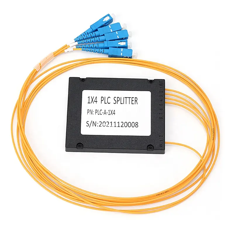 Fth Gpon Epon Optische Splitter Fiber Optische Plc Splitters 1*8 Way Abs Box Sc Apc Upc