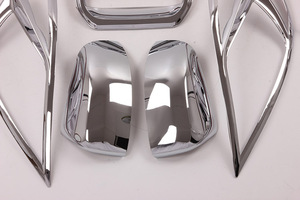 Kit de Carrocería Exterior XIANDONG de Plástico ABS para BT50 2012, Cubiertas para Manijas de Luces, Accesorios Decorativos Cromados para Automóviles - Product Image 6