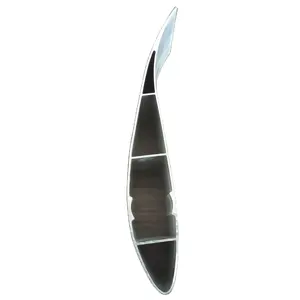 China Custom 6063 T5 Anodized Aluminum Profile Fan Airfoil Blade Extrusion Profile Supplier