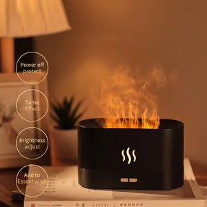 Mini ultrasonic atomizer usb diffusers electric high quality essential oil air humidifiers geur diffuser air humidifier flame