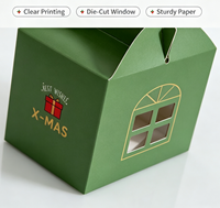Boîte cadeau de Noël en gros pour pommes, boîte à fruits en papier portable Xiyu, boîte cadeau de vacances vide personnalisable avec logo, petite taille, directement de l'usine