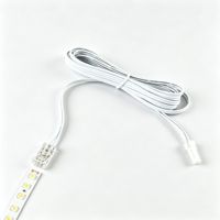 Câble connecteur Dupont sans soudure à 2 broches, clip transparent pour bande LED COB SMD 5 mm 8 mm, adaptateur de fil terminal basse tension
