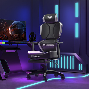 Современный гоночный стиль игровой стул с подставкой для ног дышащий сетчатый Офисный Компьютерный стол стул для геймеров с поясничной поддержкой - Product Image 5