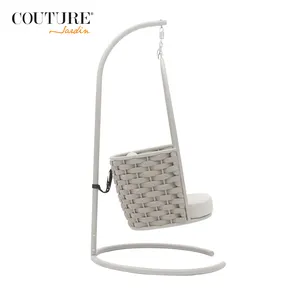 Couture döngü yüksek kaliteli salıncak sandalye açık ve iç mekan mobilyası veranda asılı sandalye bahçe setleri