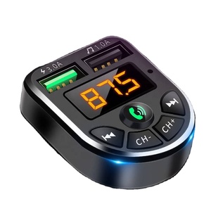 E5 FM <strong>Car</strong> Blue-tooth 5.0 FM Transmitter Wireless Handsfree Audio Receiver Auto Player for Mp3 <strong>Car</strong> - Product Image 4