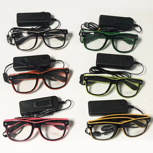 <span class=keywords><strong>LED</strong></span>ワイヤレスライトアップメガネ3フラッシュモード発光サングラス学校ハロウィーン感謝祭クラブパーティーソフトパッケージコスプレ - Product Image 5