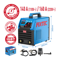 FIXTEC Soudeuse à Arc Manuelle Portable 110V/220V Multi-processus IGBT Inverter 140A/160A, Machine à Souder MMA Inverter
