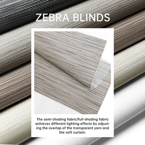 Persianas Zebra SAMADHI con Control Manual, Ecológicas, Impermeables, Opacas, con Protección de Privacidad Integrada - Product Image 3