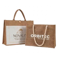 Sac de plage en jute personnalisé avec poignée en corde, pochette de voyage pour la plage avec poche extérieure, sac fourre-tout en toile de jute