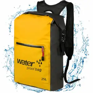OEM Custom Print Logo 500D PVC Tarpaulin Canyoning Drifting Floating Surfing Ocean Pack Drybag Waterproof Dry Bag