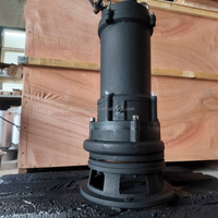 Pompe à eaux usées submersible à double coupe 7,5 kW, broyeur à double lame anti-colmatage IP68 pour traitement des eaux usées municipales, garantie 1 an, 380 V