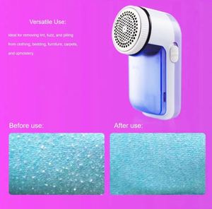Rasoir anti-bouloches électrique rechargeable pour vêtements, pulls et tissus – Tendance, écologique, durable et multi-usage - Product Image 5