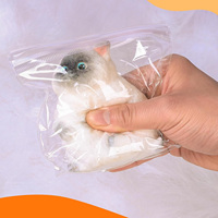 Boneka Kucing Taba Besar, Mainan Kucing Taba Squishy Buatan Tangan, Pereda Stres, Lucu, Imut, Mainan Squishy Kucing Lembut untuk Hadiah