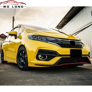 Bộ body kit xe hơi mới nguyên bản, xuất xưởng trực tiếp, gồm cản trước, cản sau, ốp <span class=keywords><strong>s</strong></span>ườn, cánh gió và lưới tản nhiệt dành cho Honda Fit GK5 RS 2014-2022 - Product Image 5