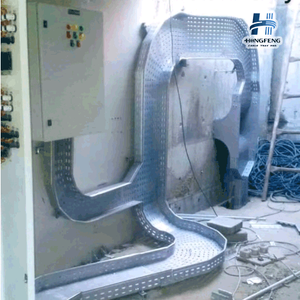 Bandeja de Cables Galvanizada Perforada para Edificios Comerciales, de Venta Caliente en Temporada, para Exteriores, con Disipación de Calor - Product Image 5