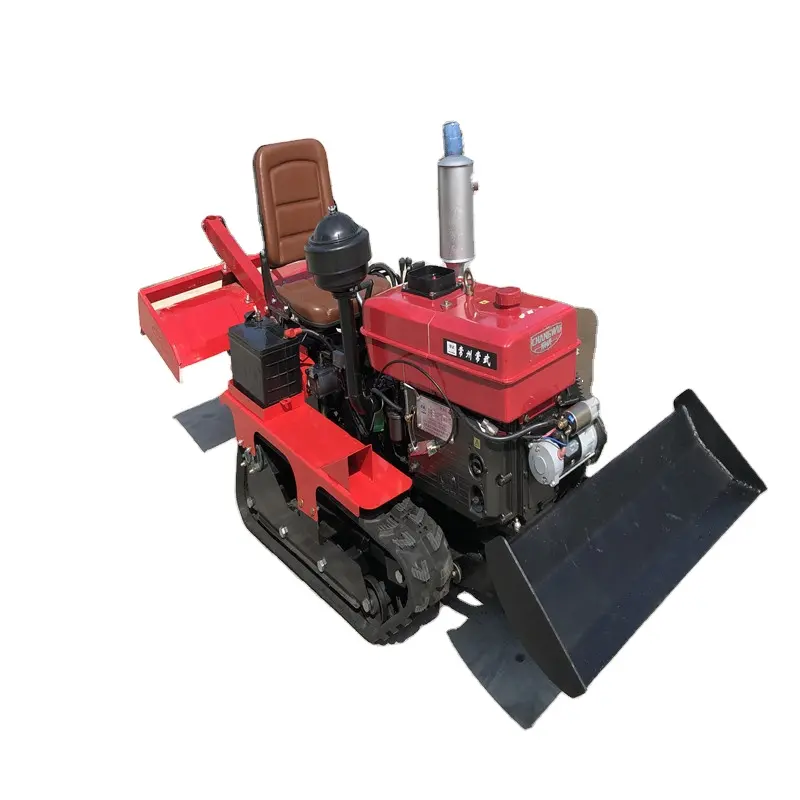 25HP Crawler Mini Tractor with Tractor,Rotary tiller and Dozer