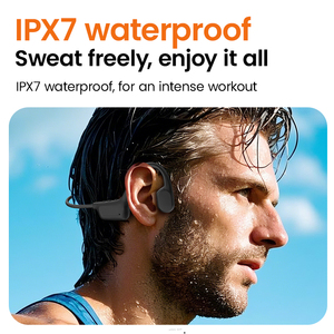 <span class=keywords><strong>ALOVA</strong></span> - Auriculares de Último Modelo BT 6.0, Auriculares de Conducción Ósea IPX7, Auriculares Inalámbricos Impermeables con Micrófono - Product Image 2