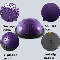 Pelota de Yoga Antideslizante de PVC para Acupresión y Equilibrio, Venta al por Mayor de Fábrica, para Estudio de Yoga, Hogar y Fitness