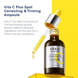 Ampolla Missha Vita C Plus 30ml, Sérum Corrector de Manchas y Reafirmante para el Rostro - Product Image 3