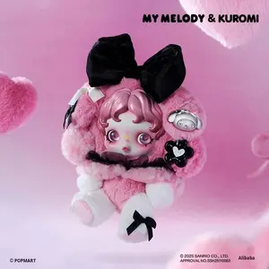 <span class=keywords><strong>Original</strong></span> y Auténtico de POPMART, Peluche de Diseño Japonés de Skull Panda X My Melody <span class=keywords><strong>Kuromi</strong></span>, Llavero, Hecho en China, Producto Terminado - Product Image 4