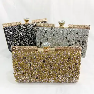 Dinner bag women's fashion clutch purse for woman wholesales ladies bags rhinestone evening clutch bags with crystal luxury