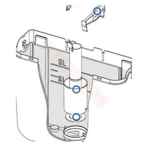 Mécanisme de vidange simple compact avec joint complet pour diverses applications - Product Image 3